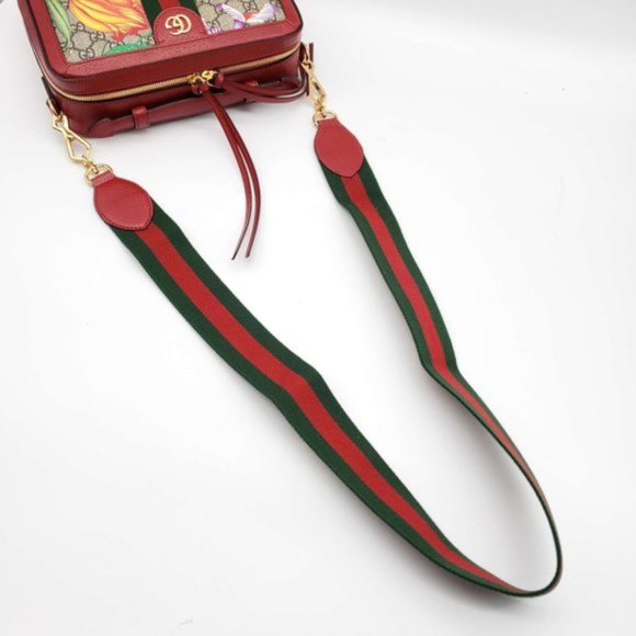 GUCCI GG Small Ophidia GG Flora Shoulder Bag New - Picture 8 of 14